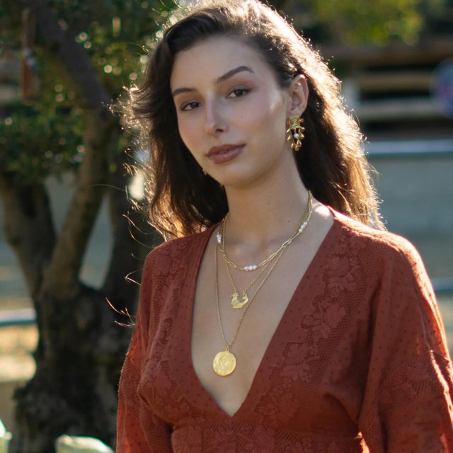 Eternal Pearl Harmony Choker Gold Necklace For Sale In Miami - Image 6 of 10