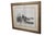 Realism Antique George William Bohde Signed Farmhouse Riverscape Etching 30" For Sale - Image 3 of 13