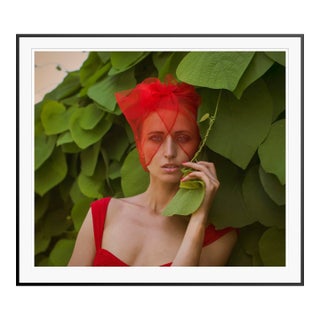 Dasha and Mari 'Royal Tea Grace' Limited Edition Print Framed in Black For Sale