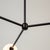 Not Yet Made - Made To Order Globe Chandelier 3, Black, 27.25in H, 5 Inch Glass Globes, by Research.Lighting, Modern, Minimal Hanging Light For Sale - Image 5 of 10
