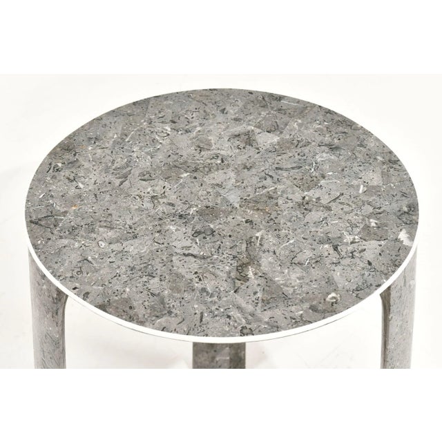 Enrique Garcel Tesselated Stone Side Table, 1970 For Sale In Chicago - Image 6 of 9