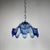 Mid-Century Modern Mid-Century Blue Murano Glass Pendant Lamp in the style of Mazzega, Italy, 1970s For Sale - Image 3 of 11
