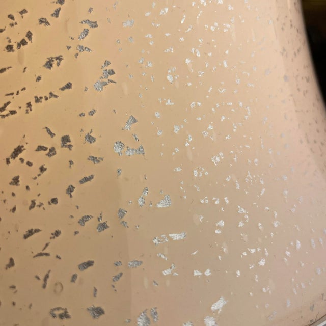 Silver Murano Glass Mushroom Table Lamp, 1980s For Sale - Image 8 of 17