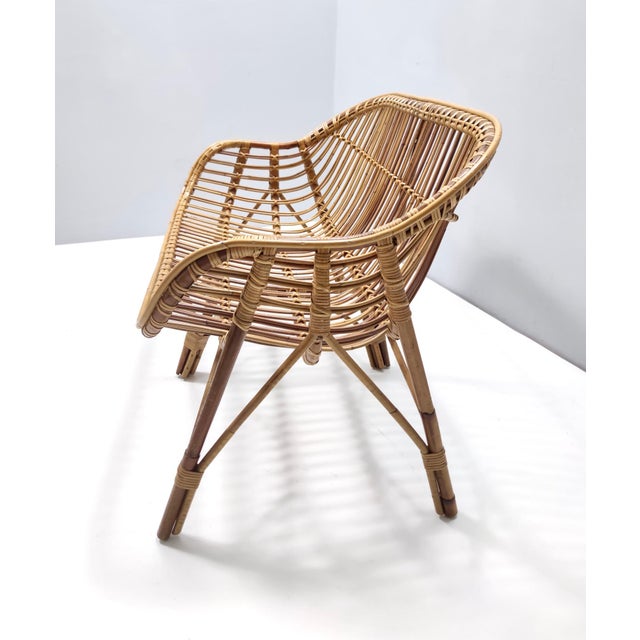 Vintage Italian Bamboo Sofa, 1960s For Sale - Image 10 of 15