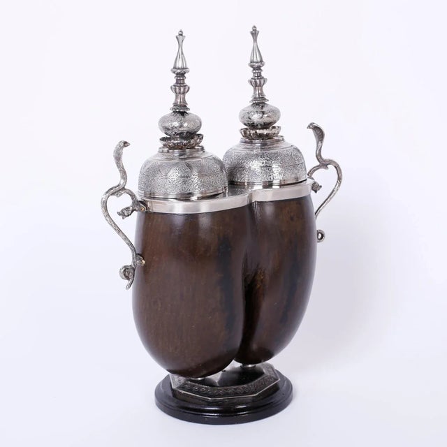 Coco De Mer Tea Caddy For Sale In West Palm - Image 6 of 10