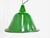 Green Large Vintage Industrial Green Enamel Pendant Light, 1960s For Sale - Image 8 of 9