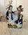 Antique Pottery Spill Vase Man and Woman Figure from Staffordshire, 1900 For Sale - Image 9 of 9
