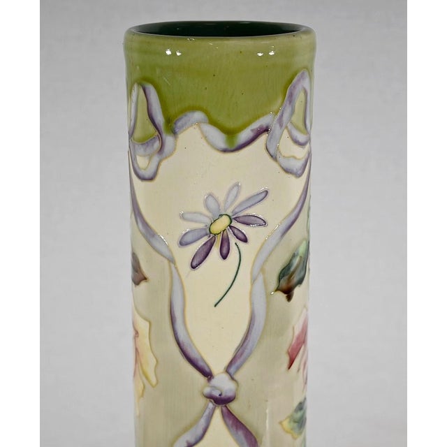 Art Nouveau Earthenware Vase from Longchamp, 1890s / 1900s For Sale - Image 11 of 18