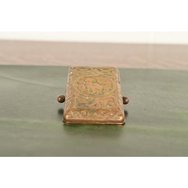 Tiffany Studios Tiffany Studios New York Zodiac Pattern Bronze Large Paper Clip For Sale - Image 4 of 12
