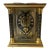 Vintage German Damascene Skeleton Clock For Sale