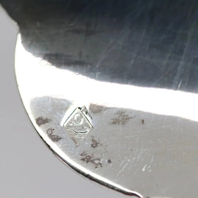 Early 21st Century French Odiot Demidoff Sterling Silver Fish Serving Fork For Sale In Denver - Image 6 of 8