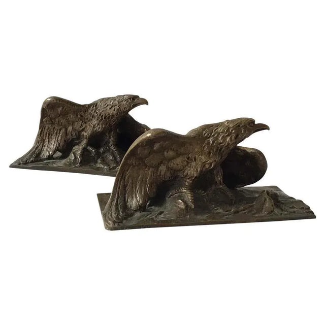 1880s Bronze Eagle by A. Marionnet For Sale - Image 12 of 12