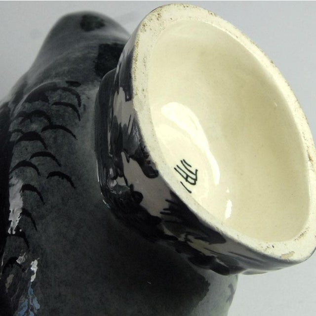 Italian Handpainted Ceramic Duck Lidded Container, 1960s-1970s For Sale - Image 10 of 12