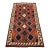 Qashqai Rug 3’8” X 6’7” Red Wool Vintage Tribal Hand-Knotted Oriental Carpet For Sale