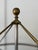 Handsome well made Iron clothes rack, on wheels. Cast iron base, with lovely details, iron central pole, with removable...
