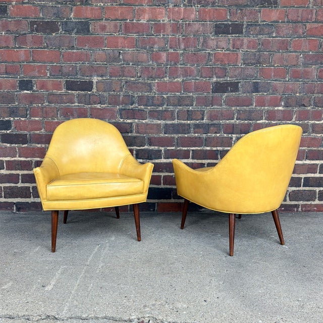 Paul McCobb Mid Century Modern Lounge Club Chairs Sold as Pair Have 4 Total For Sale In Cleveland - Image 6 of 8