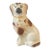 19th Century Antique Miniature Staffordshire Spaniel Mantel Dog Figurine For Sale