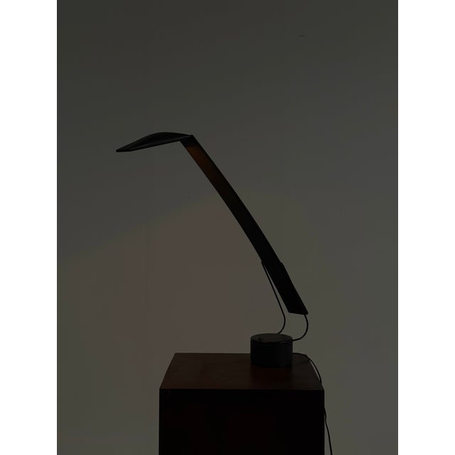 Black Dove Desk Lamp in Black by Marco Colombo & Mario Barbaglia for PAF Studio For Sale - Image 8 of 12