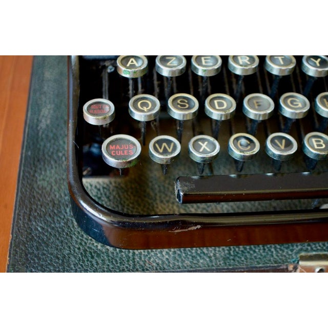 Metal Vintage Prima Typewriter from Mercedes For Sale - Image 7 of 16