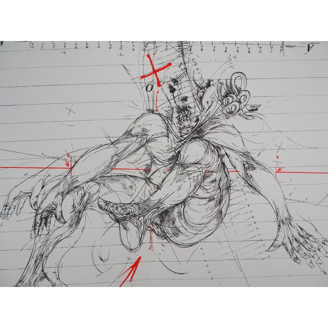 Vladimir VELICKOVIC (1935-2019) Cosmic movement, 1975 Color screen printing On thick paper 31 x 47 cm Not signed...