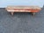 Farmhouse Antique Early American Rustic Style Painted Bench For Sale - Image 3 of 15