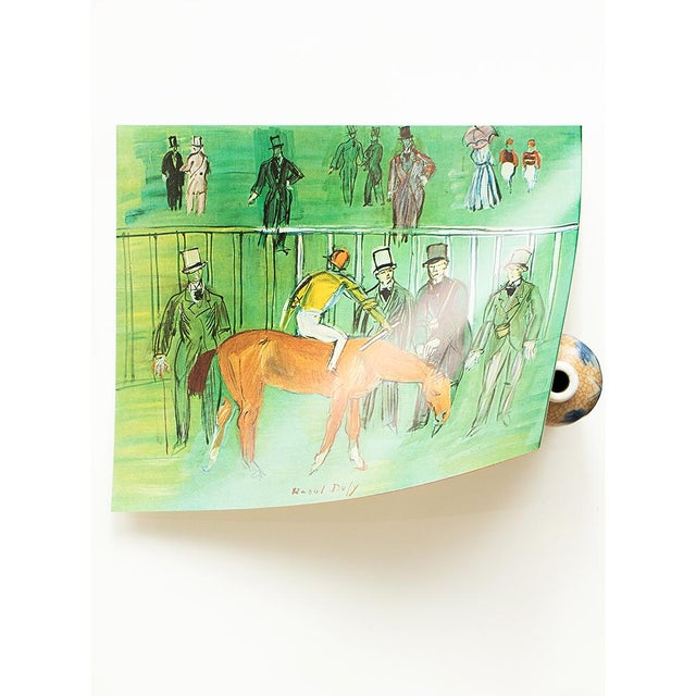 Raoul Dufy 1970 After Raoul Dufy "The Thoroughbred", Full-Color Parisian Print For Sale - Image 4 of 7