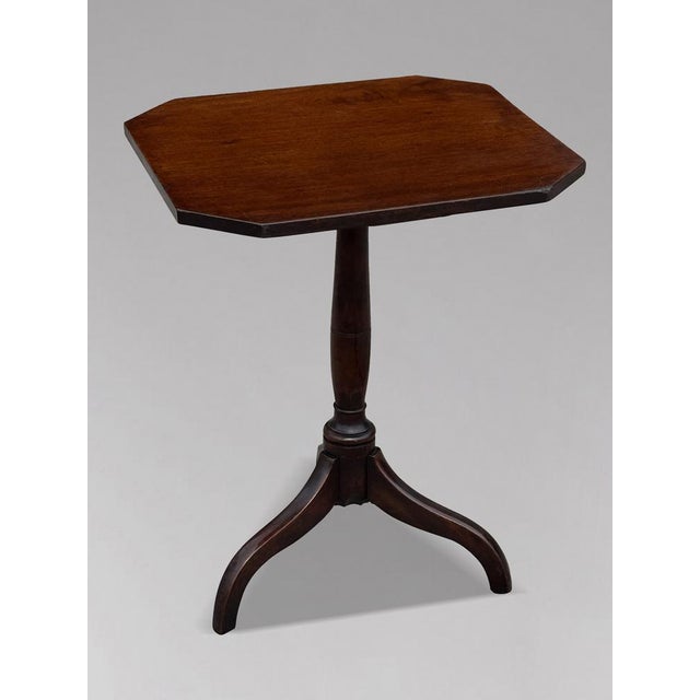 Brown 18th Century George III Mahogany Tripod Table, 1790 For Sale - Image 8 of 8
