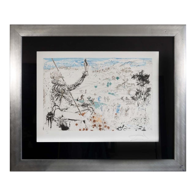 Modern Surrealism Lithograph in the Style of Salvador Dali's l'Age d'Or - Framed For Sale