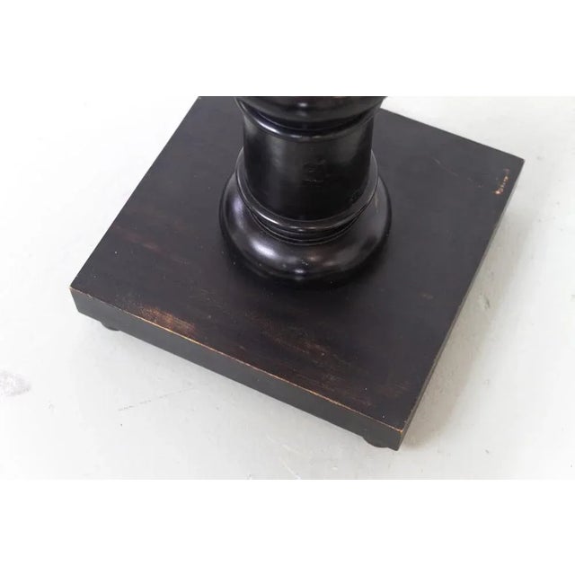 Antique Danish Wooden Pedestal Column, 1910s For Sale - Image 5 of 16