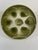 Mid 20th Century French Orchies Olive Green Majolica Oyster Plate For Sale - Image 12 of 13