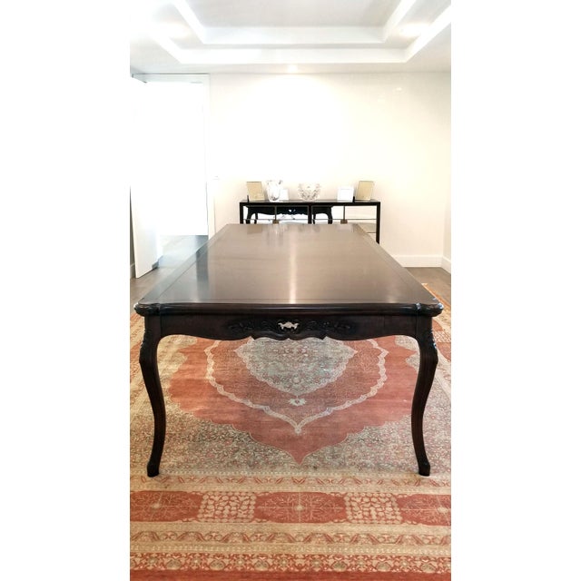 Extra Large Custom Built Dining & Conference Table Dimensions: Table ( closed ) : 130" length Table ( opened ) : 174"...