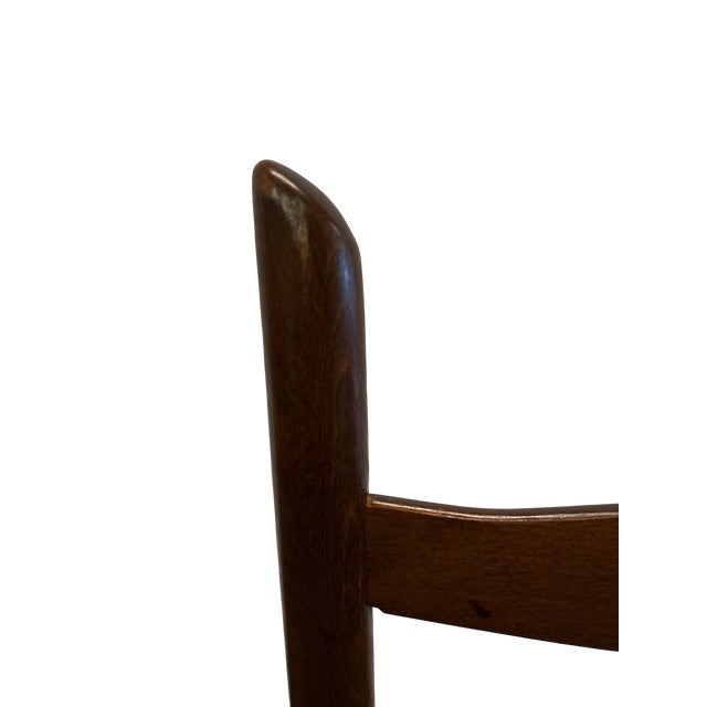 Vintage Rustic & Stylish Italian “Fireside” Ladder Back Side Chair Attributed to Gio Ponti for Casa E Giardino For Sale - Image 13 of 13