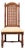 High End Vintage Solid Oak Rustic European Dining Side Chair For Sale