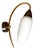 Vintage White Opaline Glass Wall Sconce, 1990s For Sale