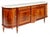 Large French Louis XVI Style Demilune Enfilade Sideboard Buffet, Marble Top For Sale - Image 9 of 9