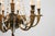 Large Empire Bronze Chandelier with Wall Lights, Belgium, 1950s, Set of 3 For Sale - Image 9 of 18