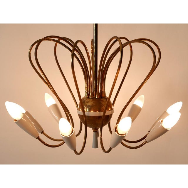 Mid-Century Modern Sputnik Pendant Lamp, 1950s For Sale - Image 4 of 18