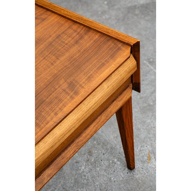 1960s Mid Century Modern Nightstand End Side Table Lane First Edition Walnut Drawer MCM For Sale - Image 10 of 12