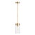 Chapman & Myers by Visual Comfort Studio Garrett Medium Cylinder Pendant, Brass For Sale