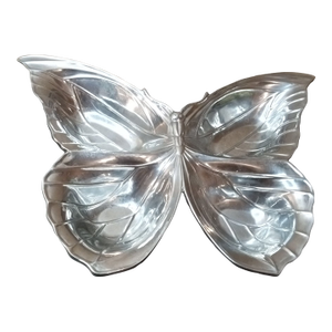 1980s Fitz & Floyd Butterfly Divided Nut Dish