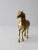 This is a mid-century brass horse figurine. Nice detailing to the equine figure with a lovely age to the brass tone.