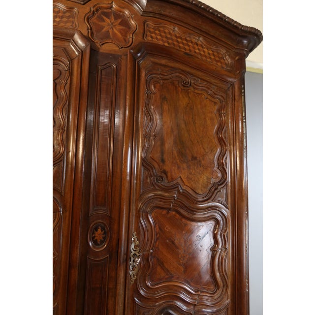 18th Century Walnut Wardrobe For Sale - Image 12 of 16