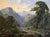 Loos, M., Romantic Landscape, 1874, Oil on Canvas, Framed For Sale - Image 4 of 10