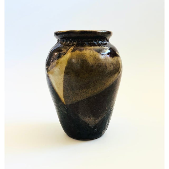 Contemporary Moody Studio Pottery Vase For Sale - Image 3 of 13