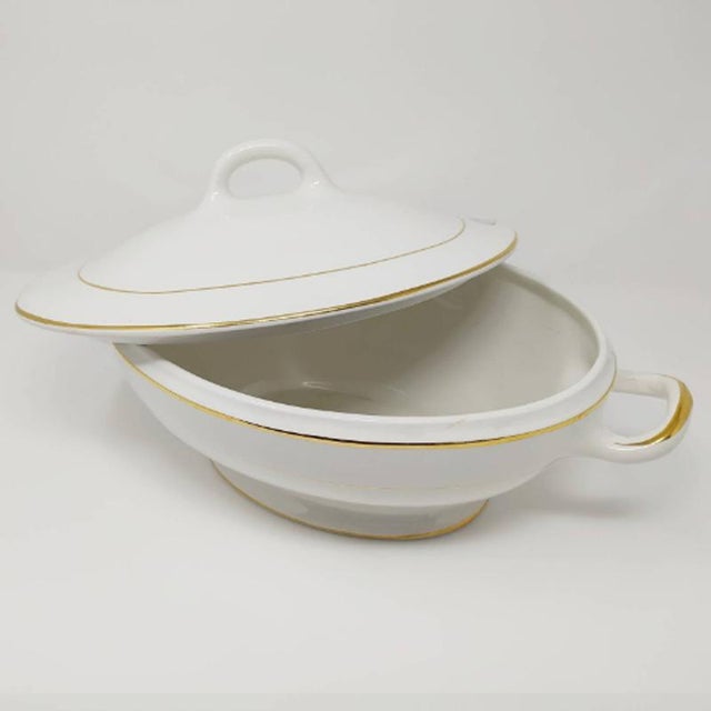 Original Astonishing Tureen Soup Set in ceramic (signed ceramic of Laveno). Made in Italy 1950. In perfect condition.