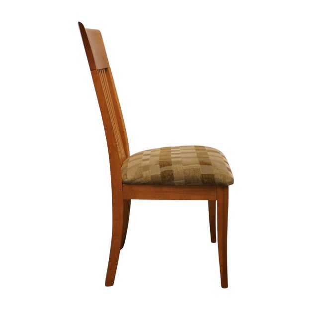 Late 20th Century Shermag Inc Contemporary Mission Shaker Style Dining Side Chair For Sale - Image 5 of 7