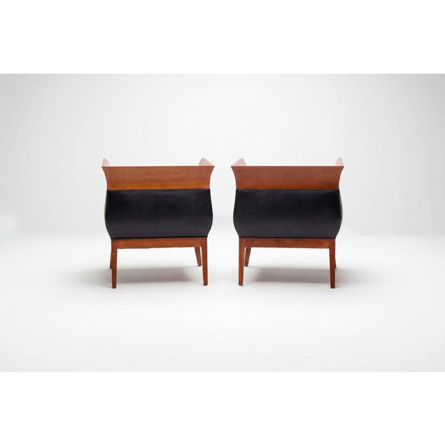 Pair of Orlando Diaz-Azcuy Chalice Chairs 1985c. For Sale - Image 10 of 13