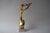 Vintage Brass Musician Sculpture on Travertine Base, 1980s For Sale - Image 5 of 11