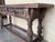 Brown Antique Spanish Carved Walnut Console Table, 1890 For Sale - Image 8 of 11