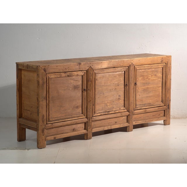 Brown Wooden Sideboard, 1900s For Sale - Image 13 of 13
